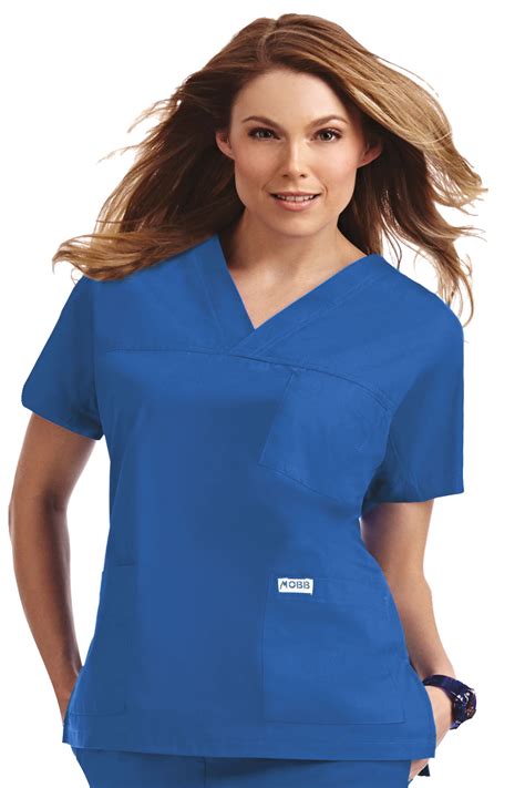 3 Pocket V Neck Scrub Top Nursing Uniforms Medical
