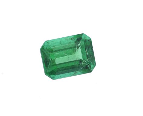 0.57 ct Emerald Cut Green Emerald - Haruni Fine Gems