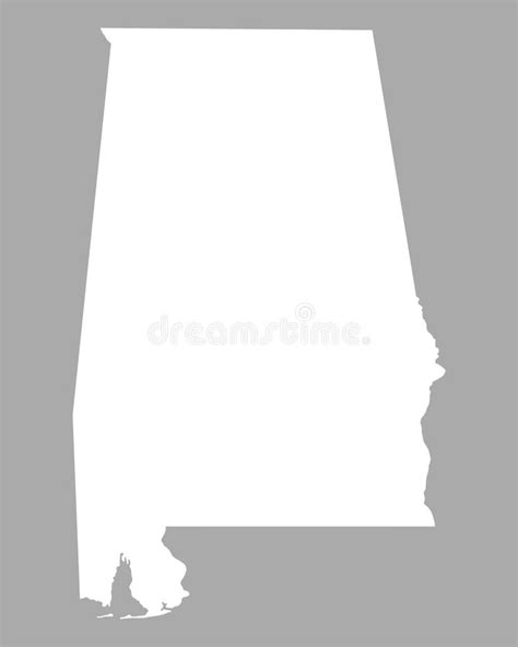 Map Of Alabama Stock Vector Illustration Of State Vector 94303632