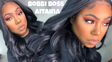 Bobbi Boss Glueless X Transparent Hd Synthetic Lace Front Wig Mlf