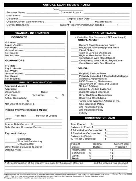 Commercial Loan Review Template Fill And Sign Printable Template Online US Legal Forms