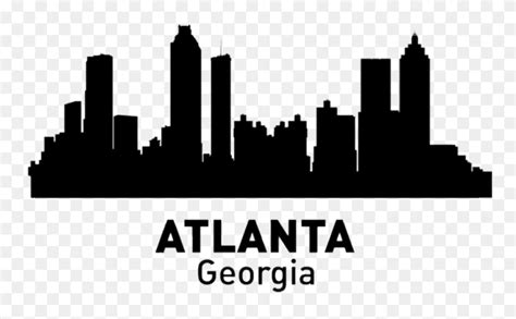 Download Transparent Atlanta City Skyline Clipart Atlanta Skyline