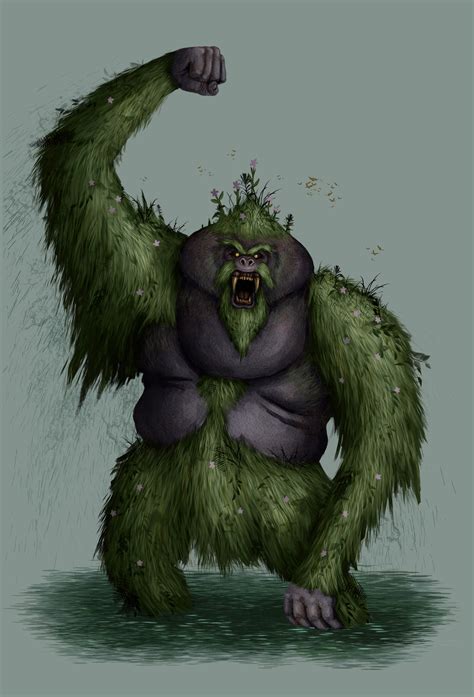 Will Bryan Monster Hunter Swamp Ape Concept