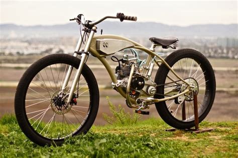 CafÉ Racer 76 Motorised Bicycle By Wolf Creative Customs