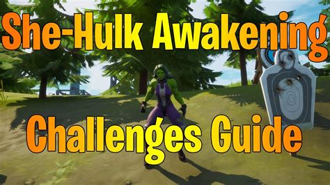 Jennifer Walters She Hulk Awakening Challenge Guides In Fortnite