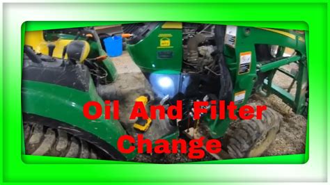 How To Change Your Engine Oil And Filter In A John Deere Compact