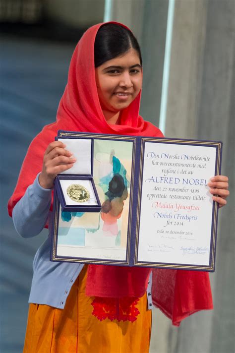 Famous recipients range from the dalai lama to barack obama. Nobel Prize: Malala Yousafzai, Kailash Satyarthi Accept ...