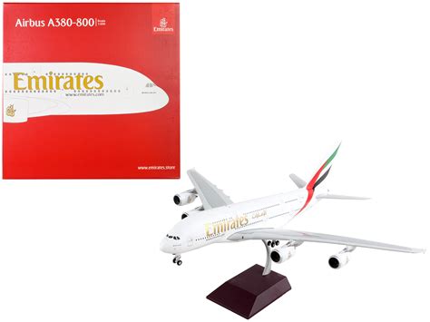 Airbus A380 800 Commercial Aircraft “emirates Airlines A6 Evc” White