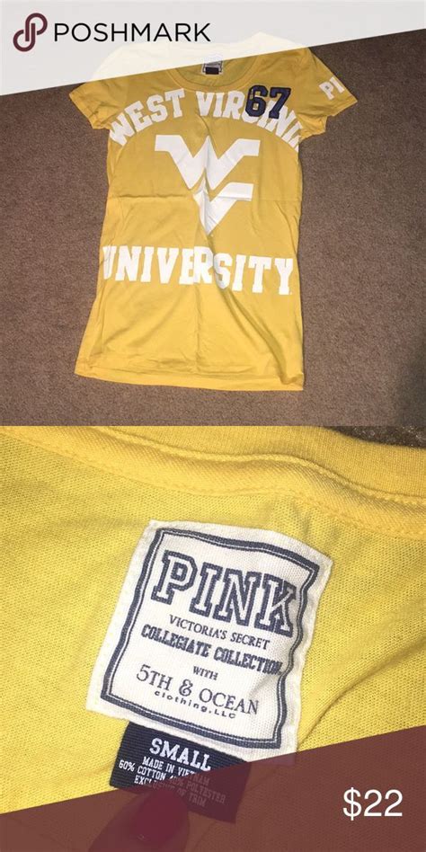 Pink West Virginia University West Virginia University Tops And Tees