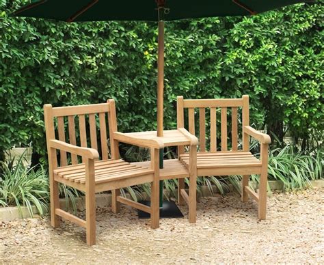 Maybe you would like to learn more about one of these? Windsor Teak Garden Companion Seat - Garden Love Bench