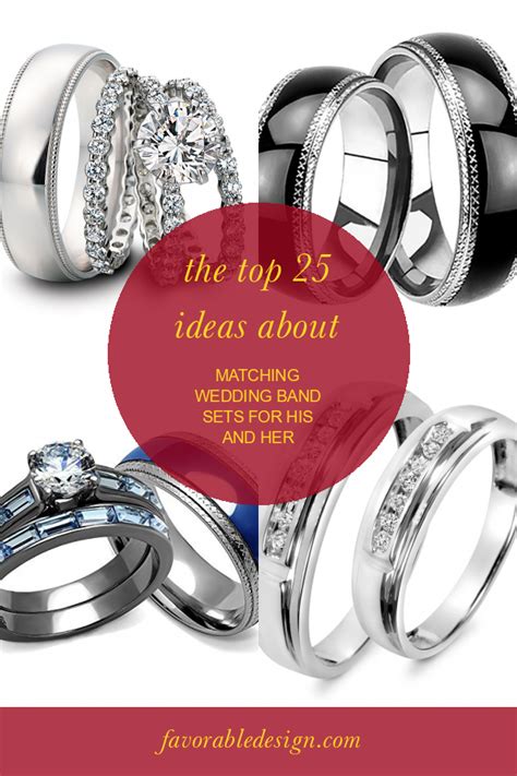 The Top Ideas About Matching Wedding Band Sets For His And Her