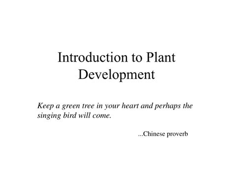 Ppt Introduction To Plant Development Powerpoint Presentation Free