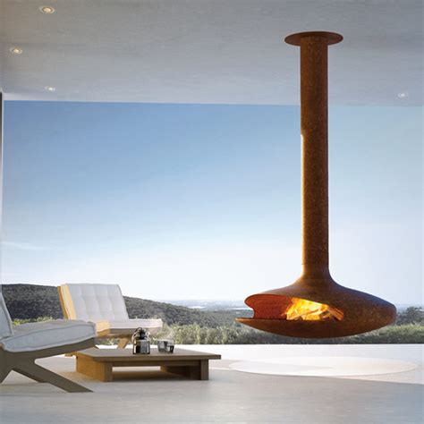 Gyrofocus Outdoor By Focus Fires Suspended Outdoor Fireplace