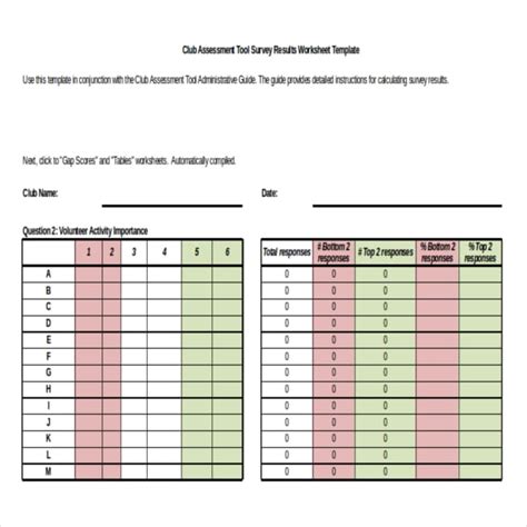 Survey Results Template 23 Free Word Excel Pdf Documents Download