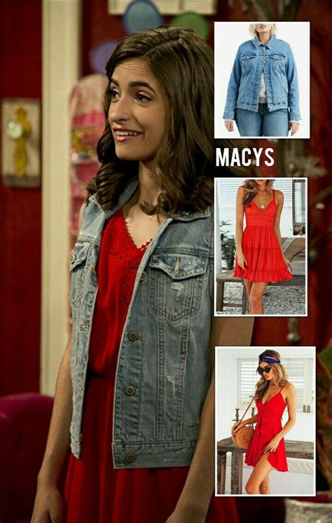 Red Dress Spijkerjasje Macys Fashion Mode Ramona Gibbler Fuller House Full House