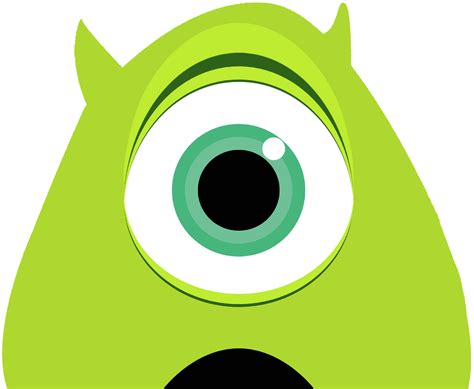 Monsters Inc Mike Wazowski Eye Iron On Transfer 6 Divine Bovinity Design