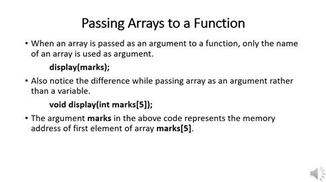 3 Passing Array To Function In C YouTube