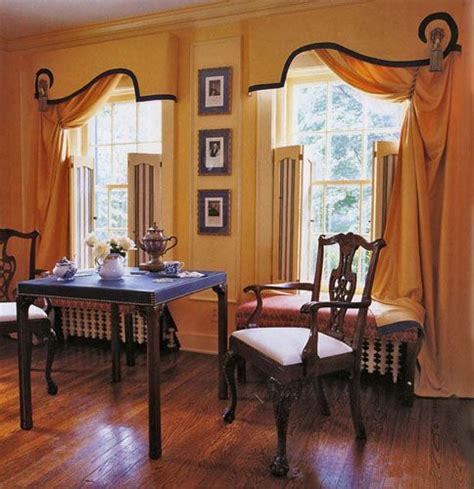 English Traditional Window Treatments Living Room Elegant Home Decor