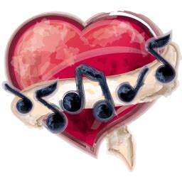 If the card is or say them with feeling and from the heart so she can hear the emotion in your voice when she. Red Heart With Musical Notes Icon, PNG ClipArt Image | IconBug.com