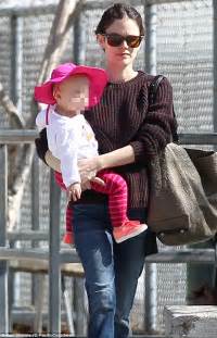 Rachel Bilson Takes Daughter Briar To The Park In Dinky