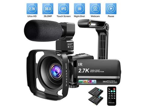 Camera Camcorder 27k Ultra Hd Youtube Vlogging Camera 36mp Ir Night