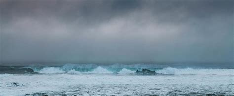View Of Waves And Storm Pacific Ocean Photograph By Panoramic Images