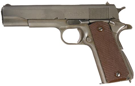 Wwii Us Army Contract M1911a1 Pistol Made By The Ithaca Gun Company