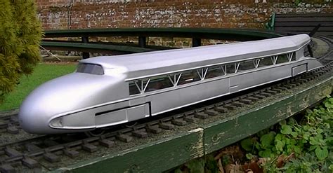 Rail Zeppelin Train With Propeller And Airplane Engine The