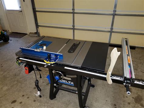 New Table Saw With Router Extension Table Rtools