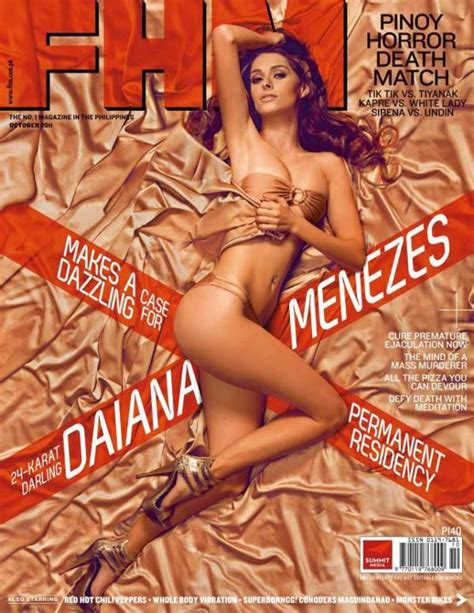 Turtz On The Go Daiana Menezes Covers Fhm Philippines October Issue