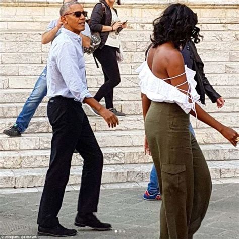 Michelle Obama Bares Shoulders And Arms In Flirty Top And She And