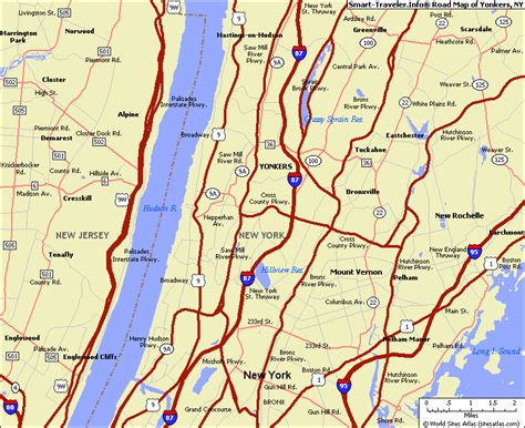 Maps Of Yonkers New York