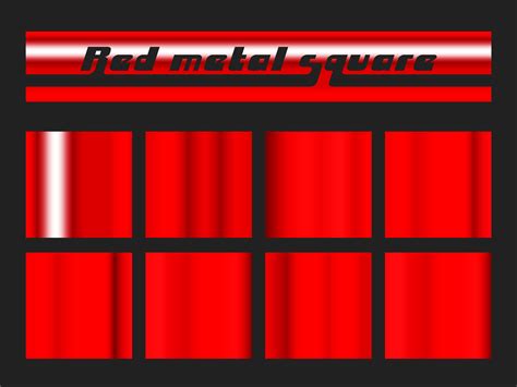 Red Gradient Square Set 680685 Vector Art At Vecteezy