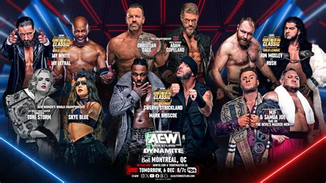 Aew Dynamite Preview Devils Continental Classics And Title Bouts