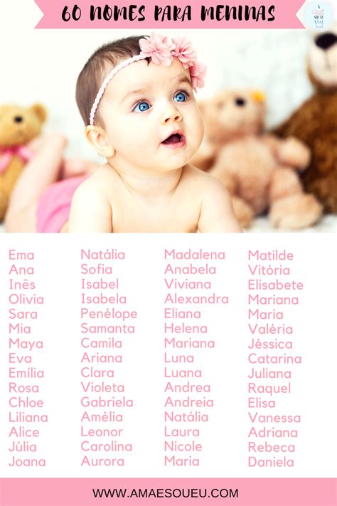 60 Nomes Mais Bonitos Para Meninas A Mãe E Os Cachopos