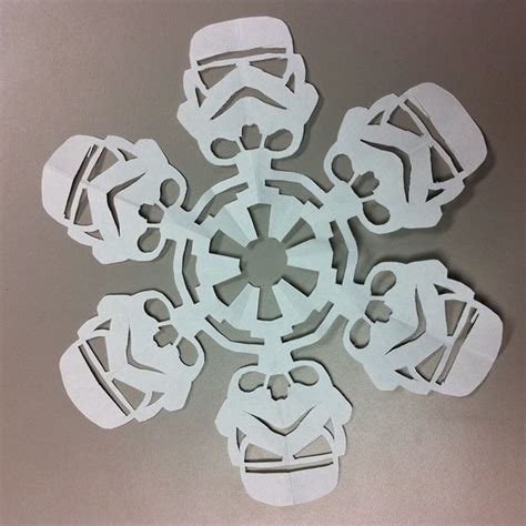 Make Your Own Star Wars Snowflakes Star Wars Diy Star Wars