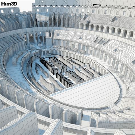 Colosseum 3d Model Architecture On Hum3d