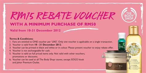 Photobook malaysia voucher for may 2021. FREE The Body Shop Malaysia RM15 Rebate Voucher Giveaway ...