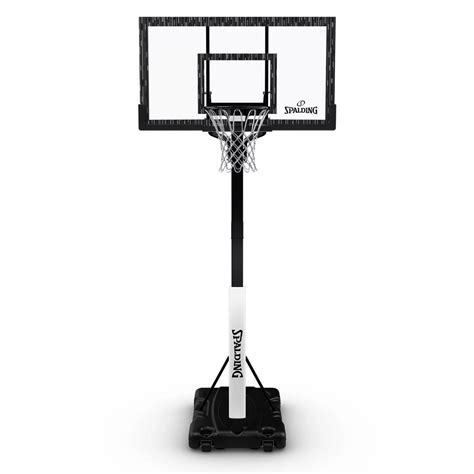 60 In Acrylic Adjustable Height Portable Spalding Basketball Hoop