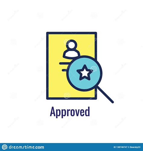 References Icon Vector - References Line Icon Element Human Resources Stock Vector Royalty Free 