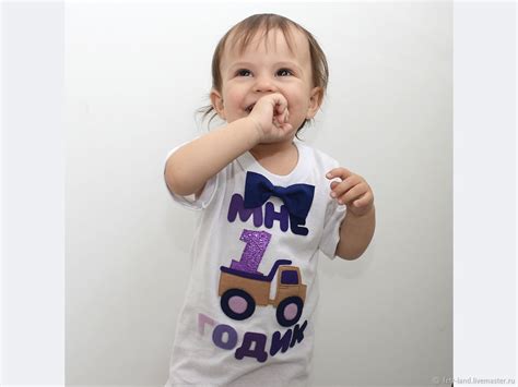 Все детские футболки французский бульдог. Футболка с надписью из фетра "Мне годик" - Сайт авторских ...