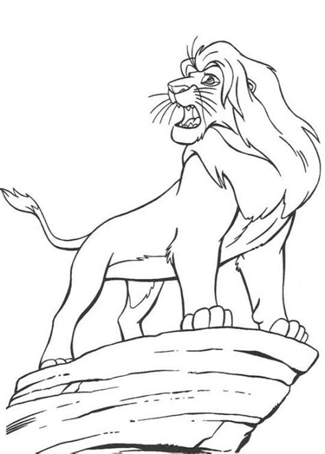 Desenho De Scar Enganando Simba Para Colorir Tudodesenhos Images And