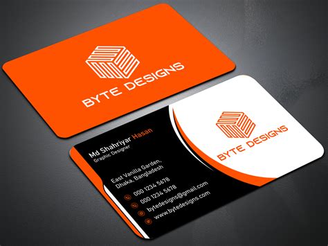Modern Business Card Design By Elite Design On Dribbble