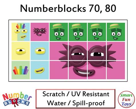 Numberblocks Faces Printable Printable Word Searches