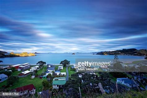 Oakura Bay And Holiday Homes Northland New Zealand High Res Stock Photo