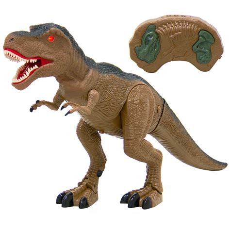 Best Choice Products 19in Kids Walking Remote Control T Rex Dinosaur Rc