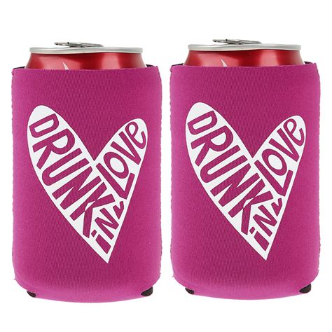Buy Magideal Funny Drunk In Love Heart Beer Can Koozie Coozie Cooler