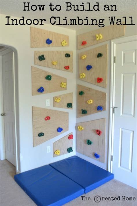 Use a hand held screwdriver and do not over tighten. Do It Yourself Climbing Wall - The Created Home