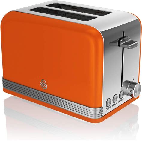 Swan St On Slice Retro Toaster W Orange Amazon Fr Cuisine Et Maison