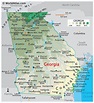 Mapas de Georgia (Estados Unidos) - Atlas del Mundo